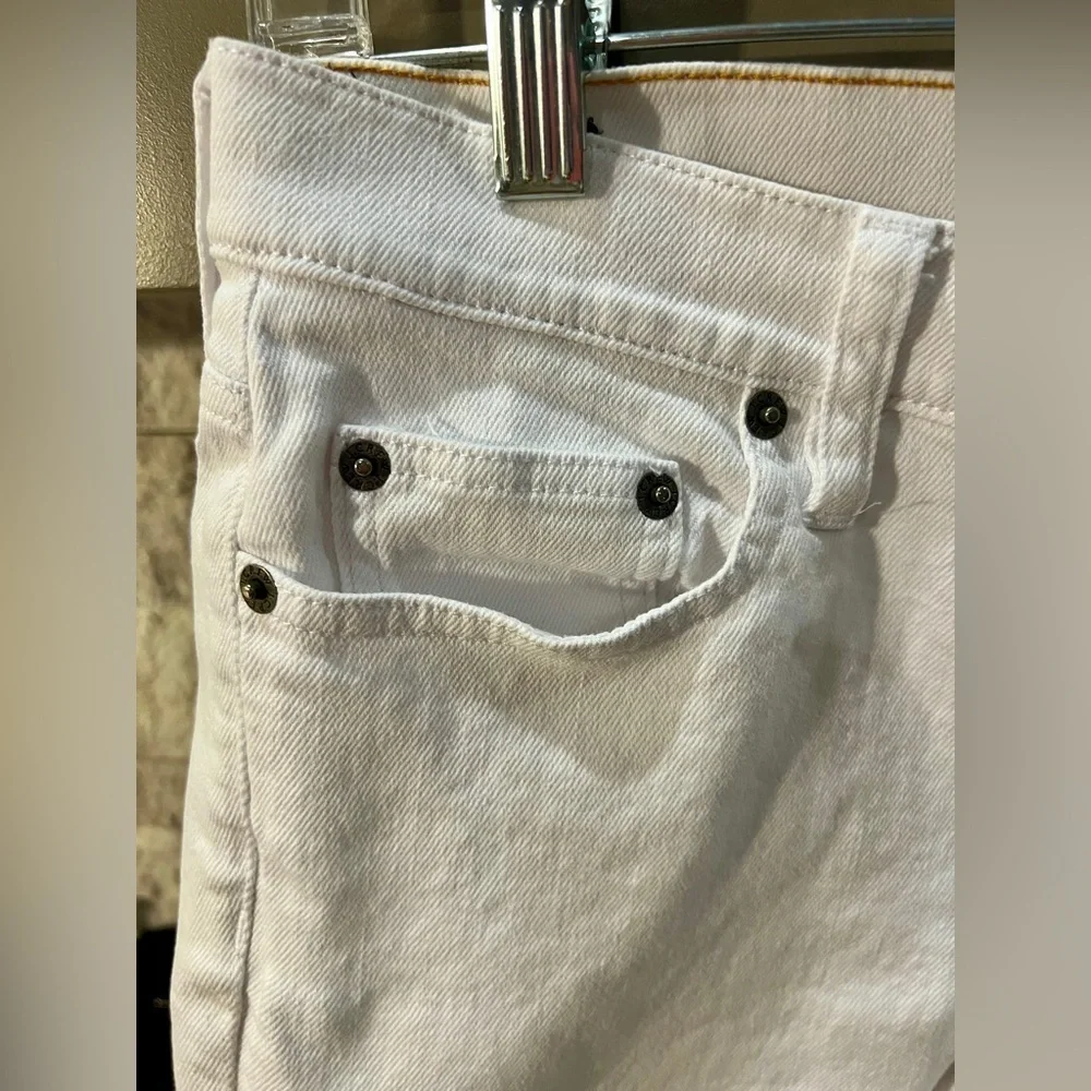 J Crew size 28/31 white denim pants